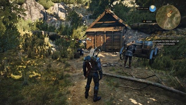 Investigate the fallen knights' lab northwest of Brunwich. / Defeat the fallen knights.