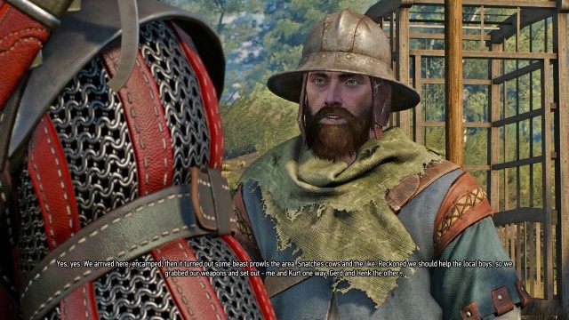 Talk about the contract with the mercenary, Hans.