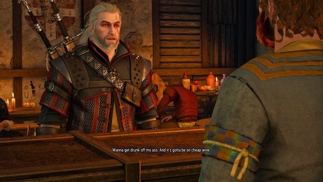 Talk to the innkeep and get drunk in order to bait the katakan.