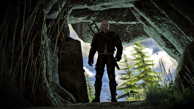 Follow the monster's tracks using your Witcher Senses.