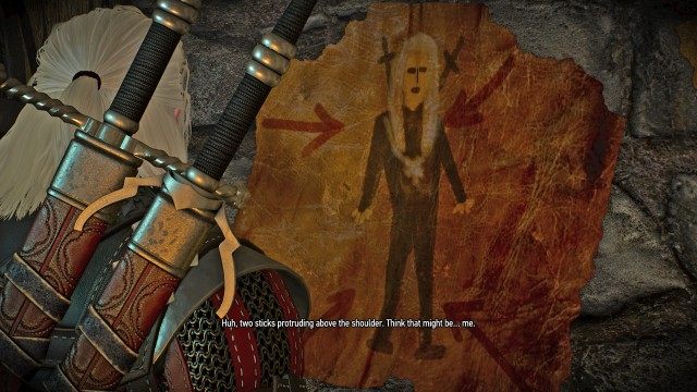 Follow the monster's tracks using your Witcher Senses.