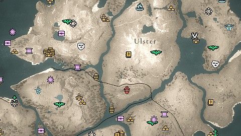 Ireland, Assassin's Creed Valhalla Map