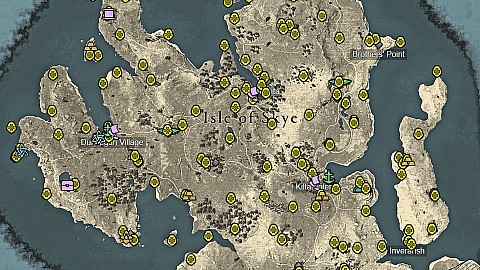 Isle of Skye, Assassin's Creed Valhalla Map