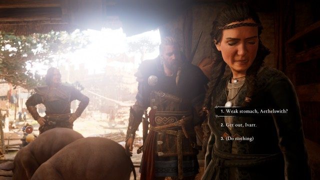 Confront Lady Aethelswith
