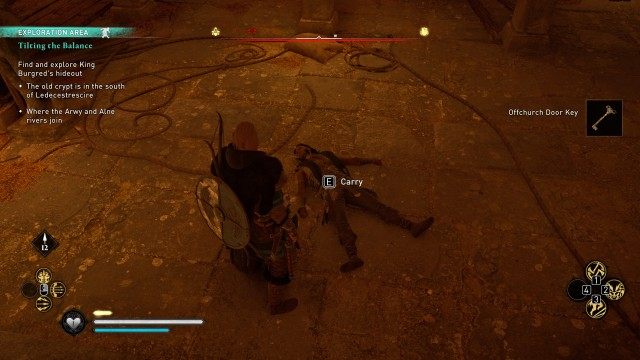 Find and explore King Burgred's hideout