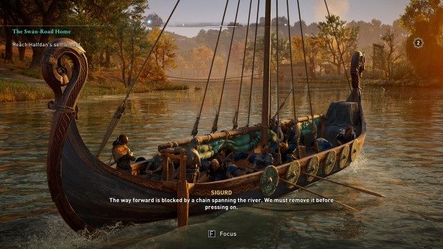 Reach Halfdan's settlement