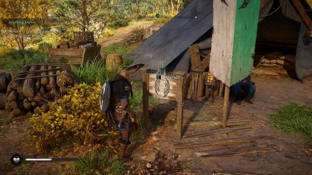 Return to your settlement and build Gunnar's forge