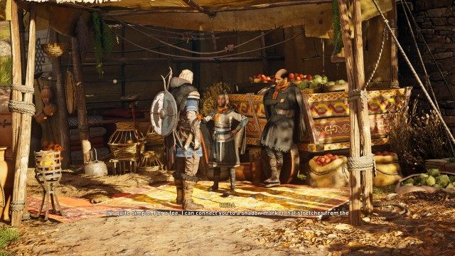 Speak to the visiting merchant
