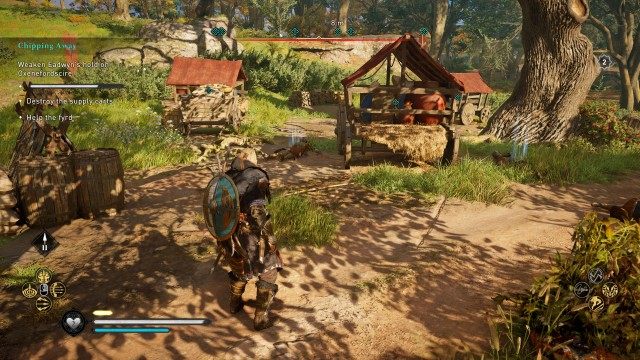 Destroy the supply carts