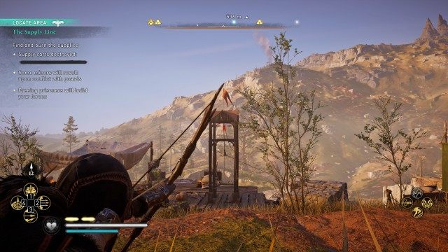 Find and burn the supplies