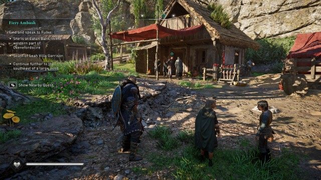 Find and speak to Fulke / (Optional) Kill the merchants