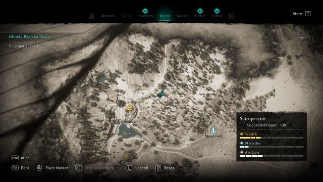 Find and speak to Ivarr