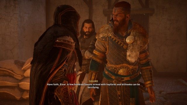Find and speak to Sigurd