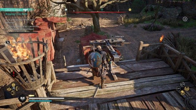 Find and weaken the castle defenses 0/5