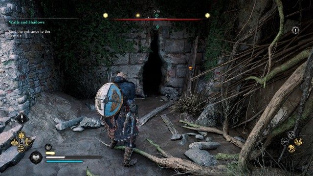 Find the entrance to the Temple