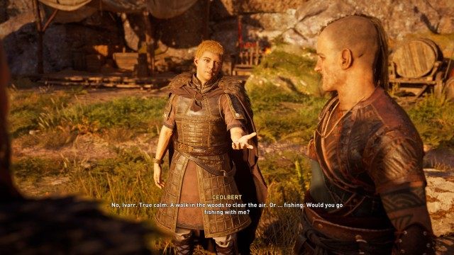 Regroup with Ivarr and Ceolbert