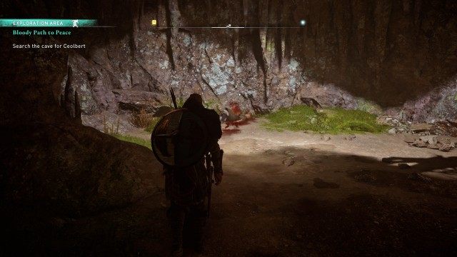 Search the cave for Ceolbert