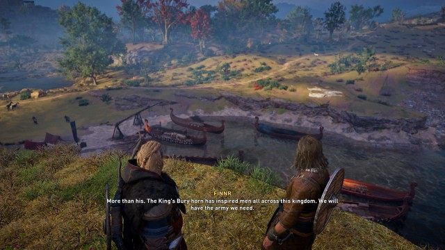Travel to the forward camp / Speak to Finnr
