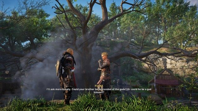 Follow Fulke to the clifftop / Speak with Fulke