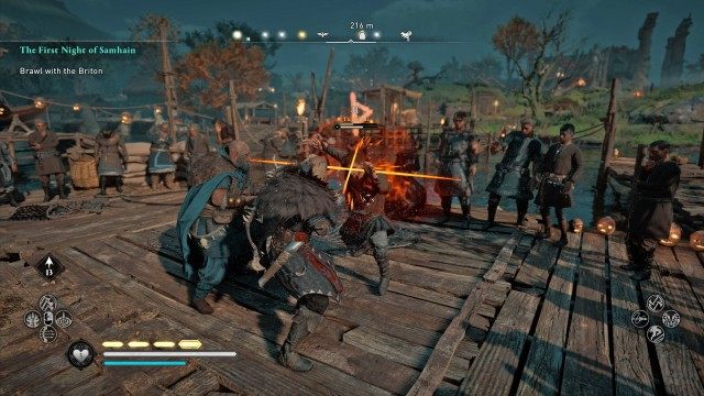 Brawl with the Briton