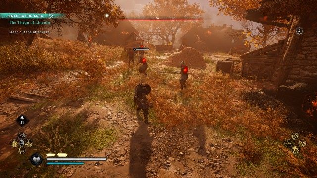 Reach Aelfgar's Estate / Clear out the attackers