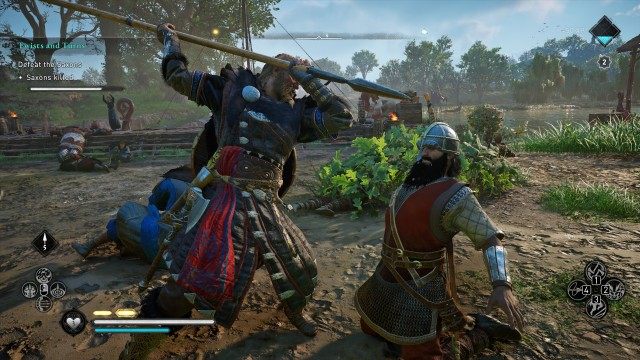Defeat the Saxons