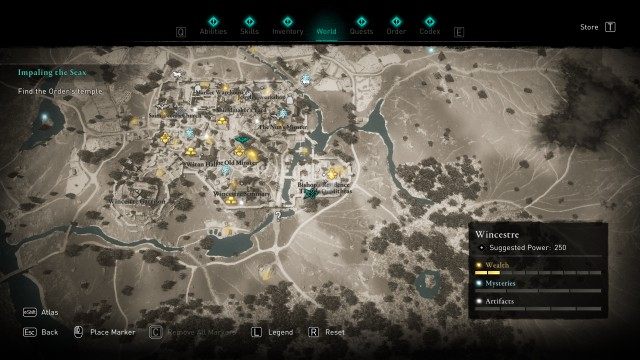 Find the Order's temple