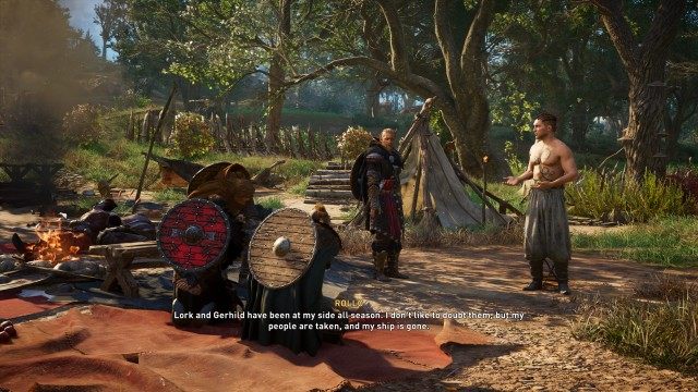 Join Rollo at his camp / Find the traitor