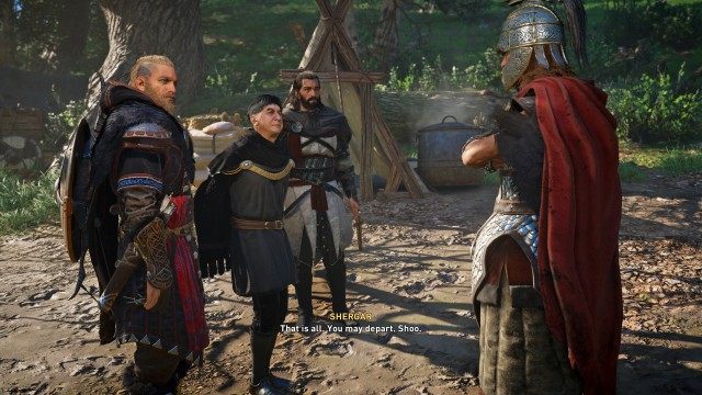 Follow Shergar / (Optional) Reach the Dane camp / Clear the camp