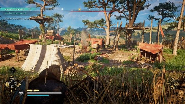 Secure the Saxon camp
