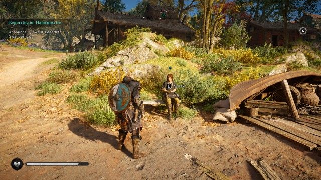 Announce Hunwald's death to Swanburrow