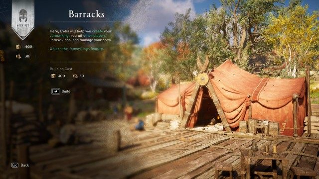 Build the Barracks in your Settlement.