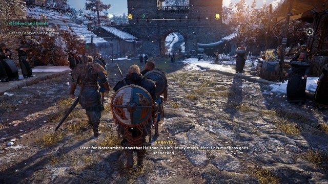(Optional) Escort Faravid out of Jorvik