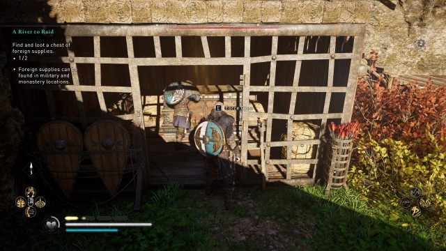 Find and loot a chest of foreign supplies. 0/2