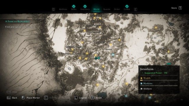 Find and speak to Suttungr
