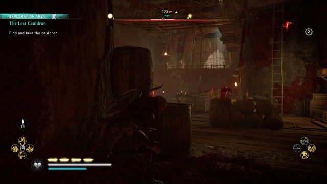 Find and take the cauldron
