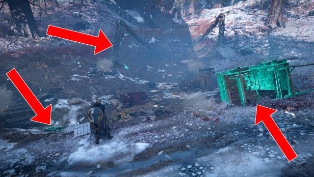 Find the cauldron's trail / Investigate the ambush site