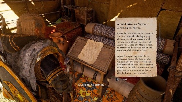 Read the Hidden One's letter