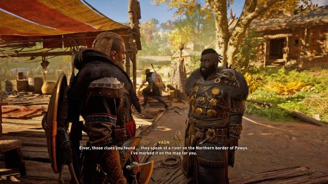 Return the clues to Vagn at the settlement.