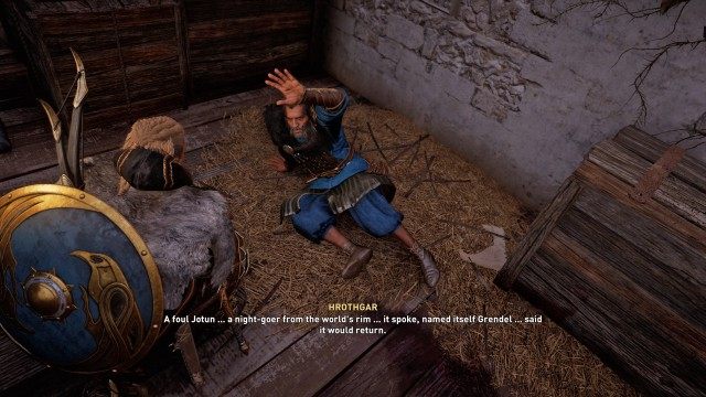 Explore the church to look for Hrothgar