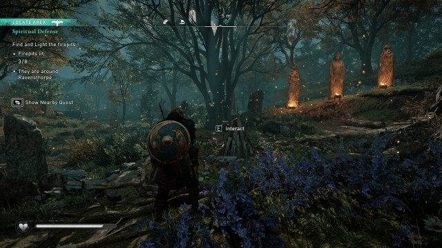 Find and Light the firepits 0/8