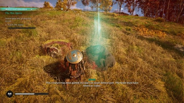 Investigate the gruesome scene