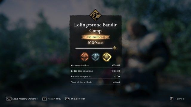 Skadi's Blade / "The Joy of Killing" Challenge