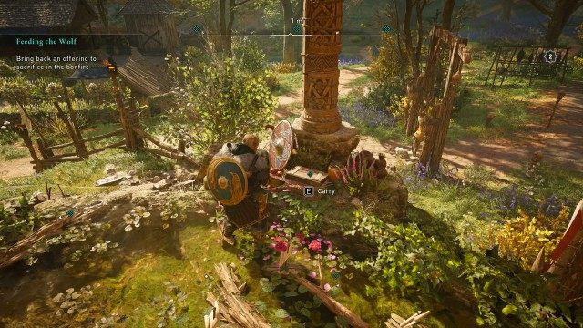 Bring back an offering to sacrifice in the bonfire