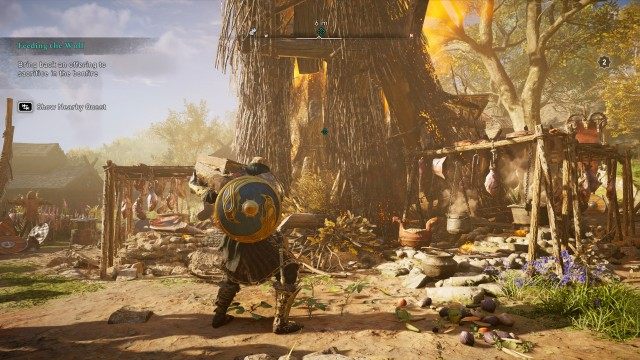 Bring back an offering to sacrifice in the bonfire