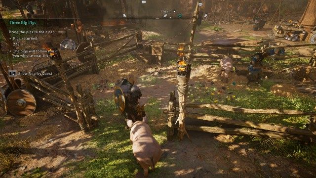 Bring the pigs to their pen 0/3