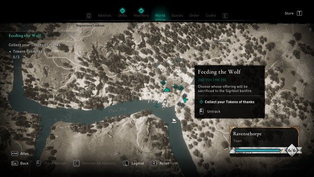 Collect your Tokens of thanks 0/3