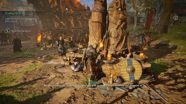 Light the torch for the god of your choice