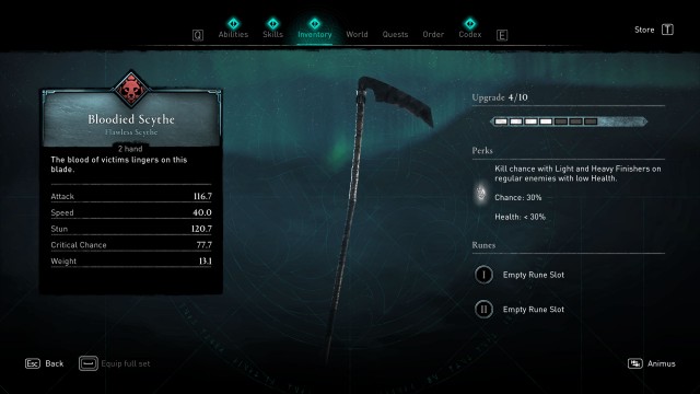 Bloodied Scythe