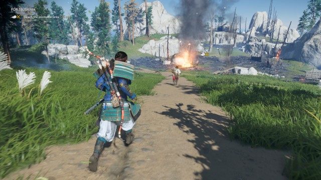 Reach the encounter area / Defeat the Mongols